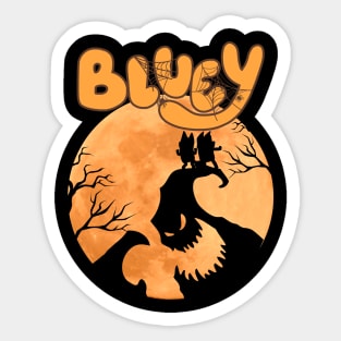 Bluey Halloween Sticker